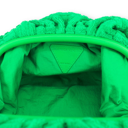 Bottega Veneta Pouch Intreccio Terry  "Grass"