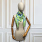 Hermès Carré "Les amoureux de Paris" grün