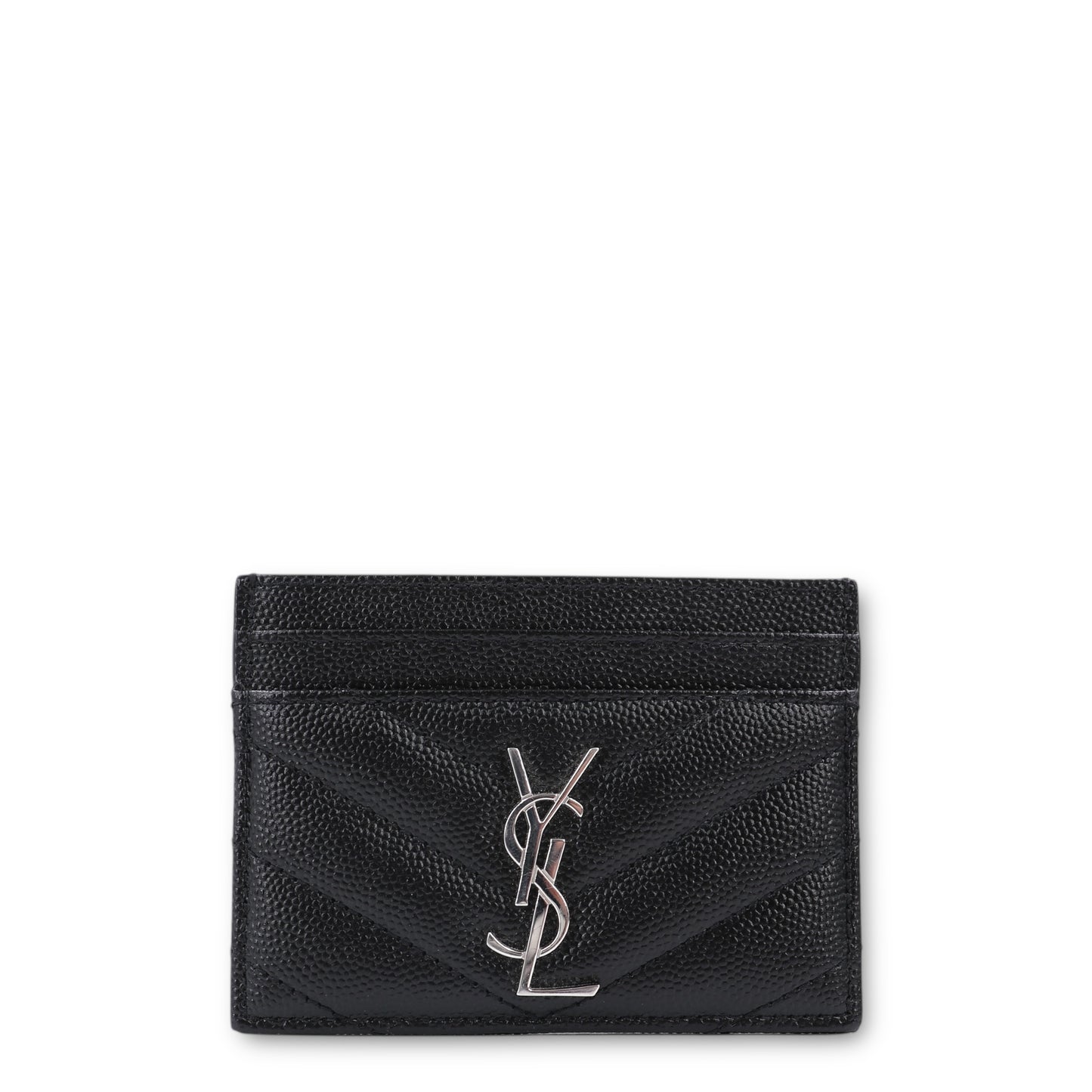 Saint Laurent Cassandre Kartenetui schwarz