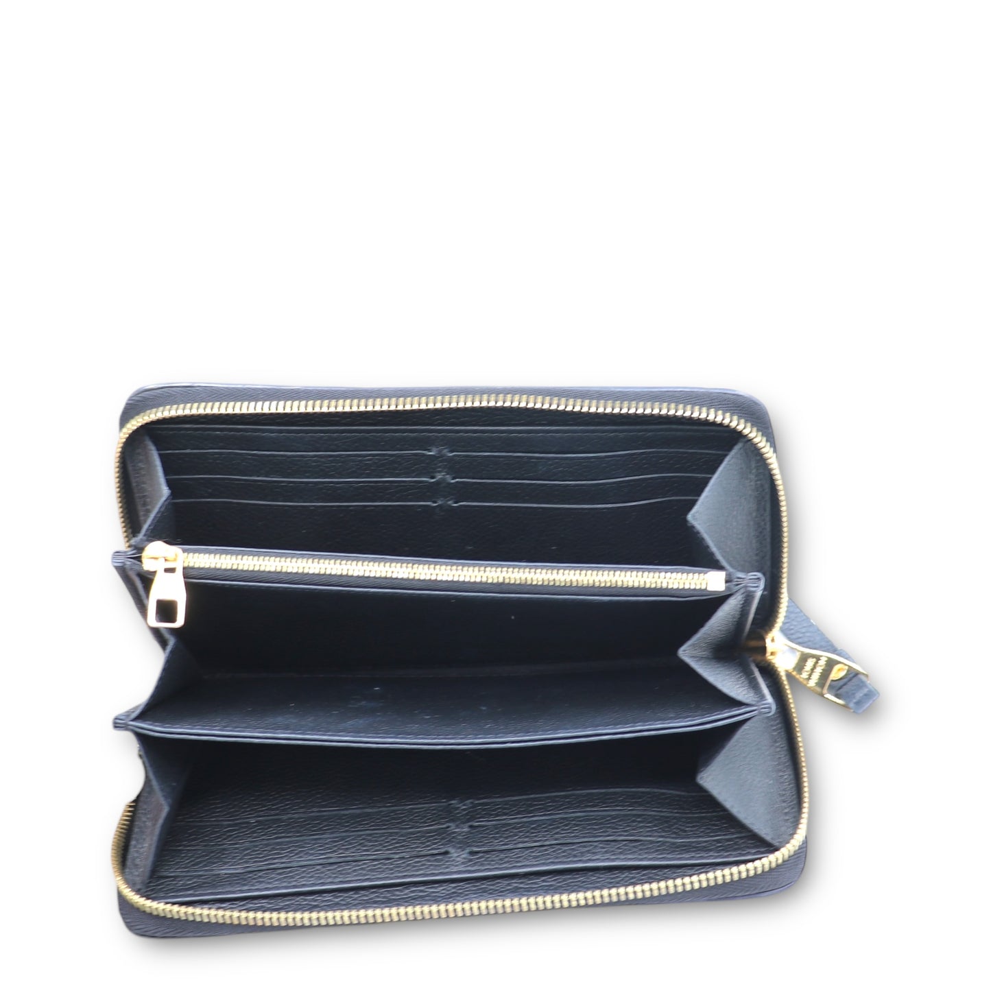 Louis Vuitton Zippy empreinte schwarz