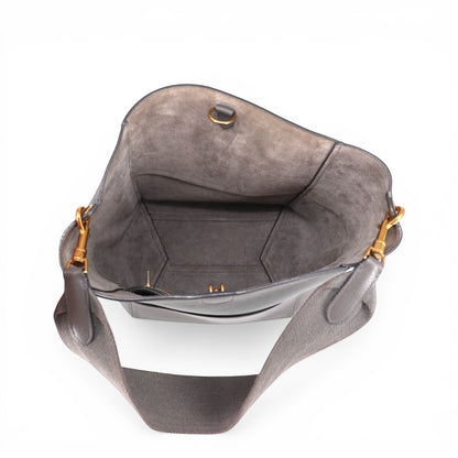 Celine Seau sangle Beuteltasche grau