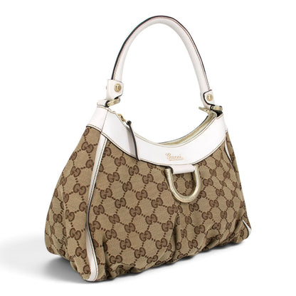Gucci Abbey D-Ring GG weiss