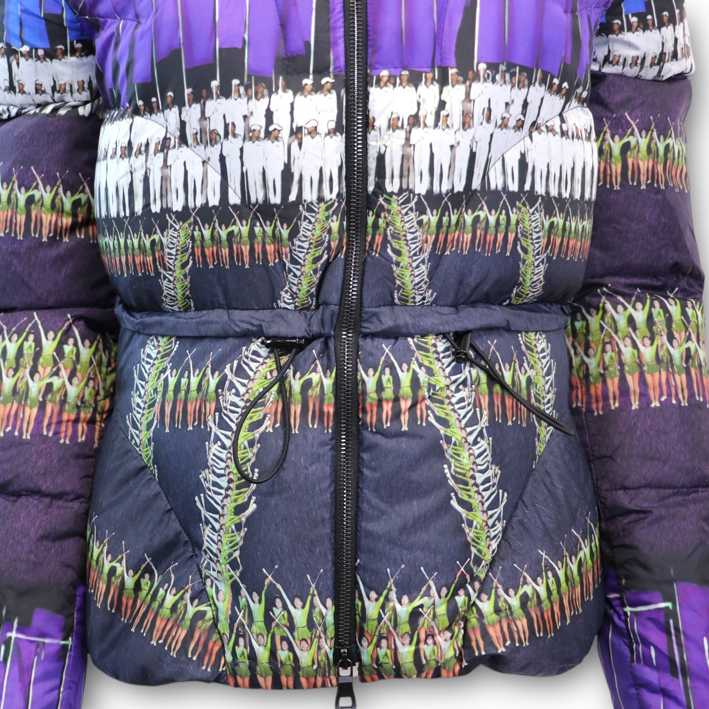 Peter Pilotto Daunenjacke lila gemustert Gr. 38