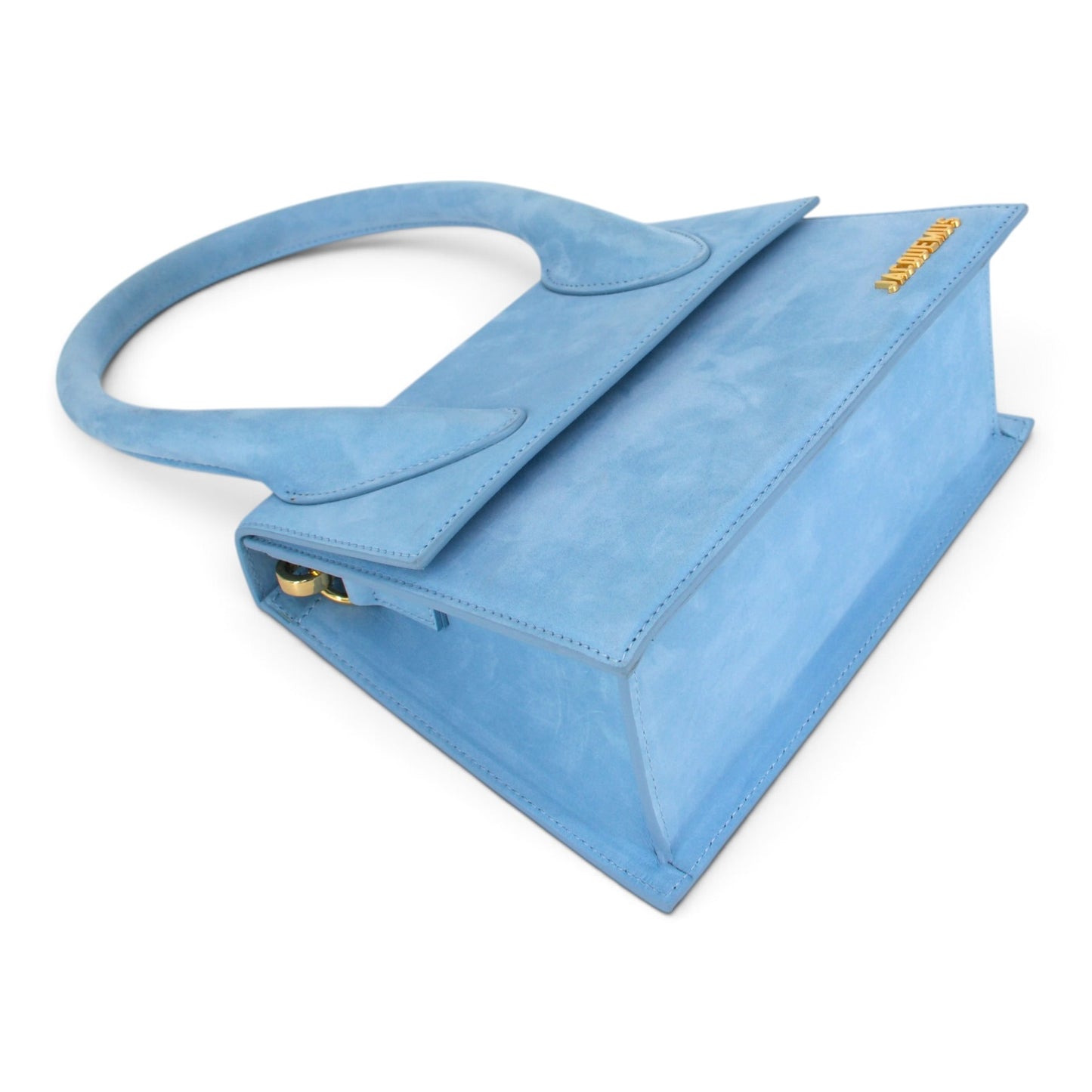 Jacquemus Le grand Chiquito Wildleder hellblau