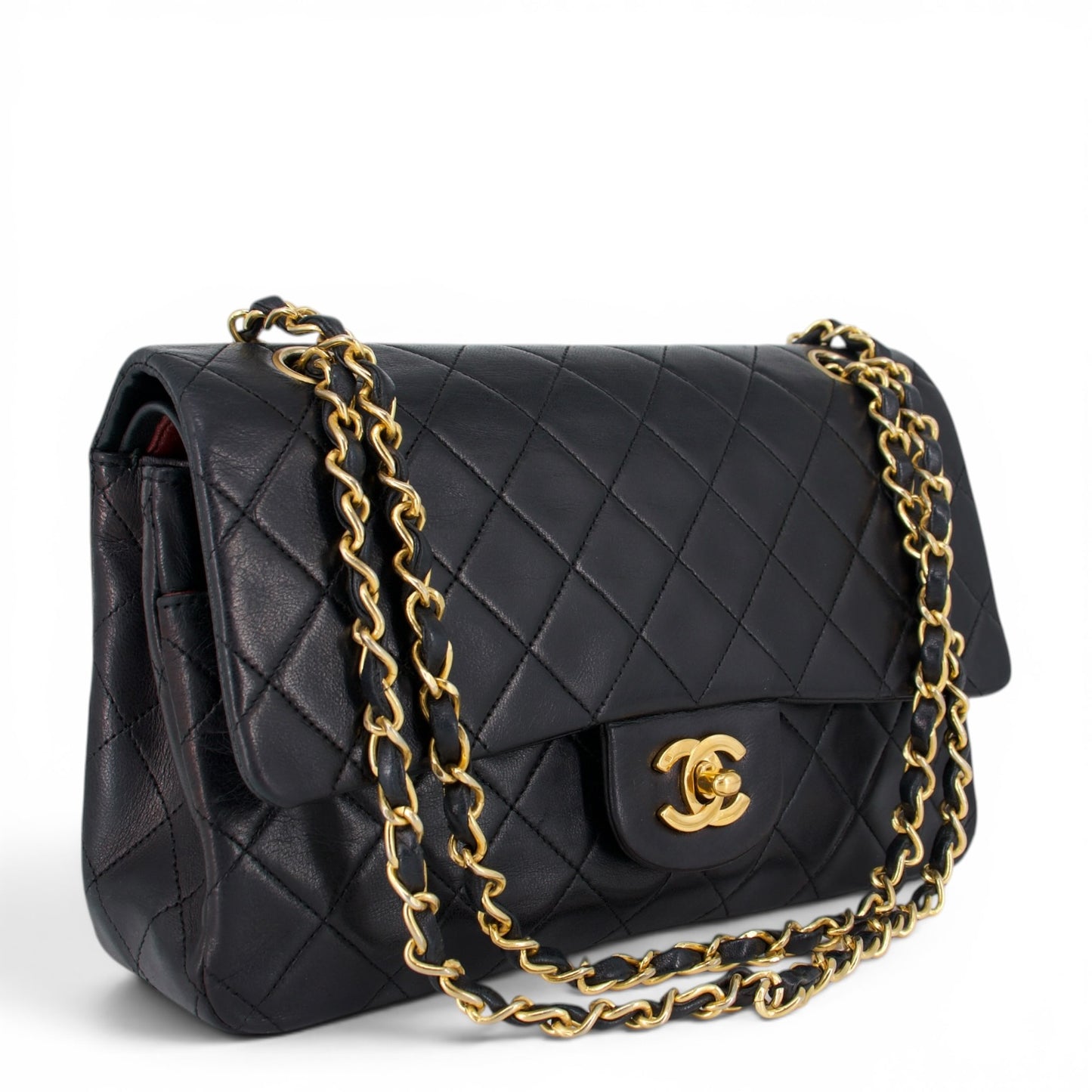 Chanel Timeless Medium schwarz GHW