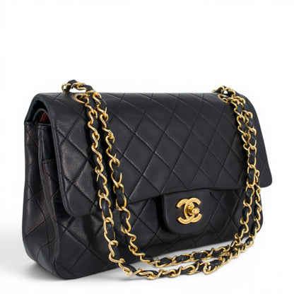Chanel Timeless Medium schwarz GHW