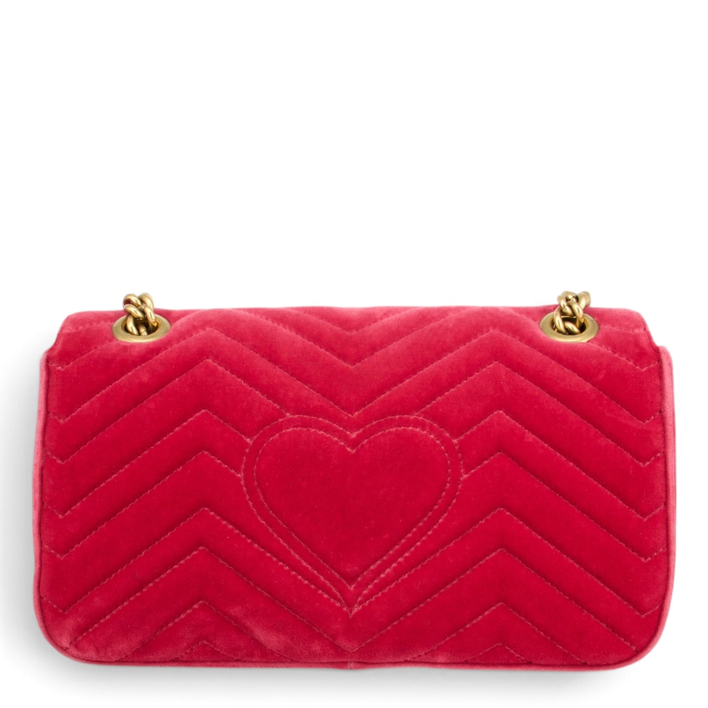 Gucci GG Marmont Samt raspberry