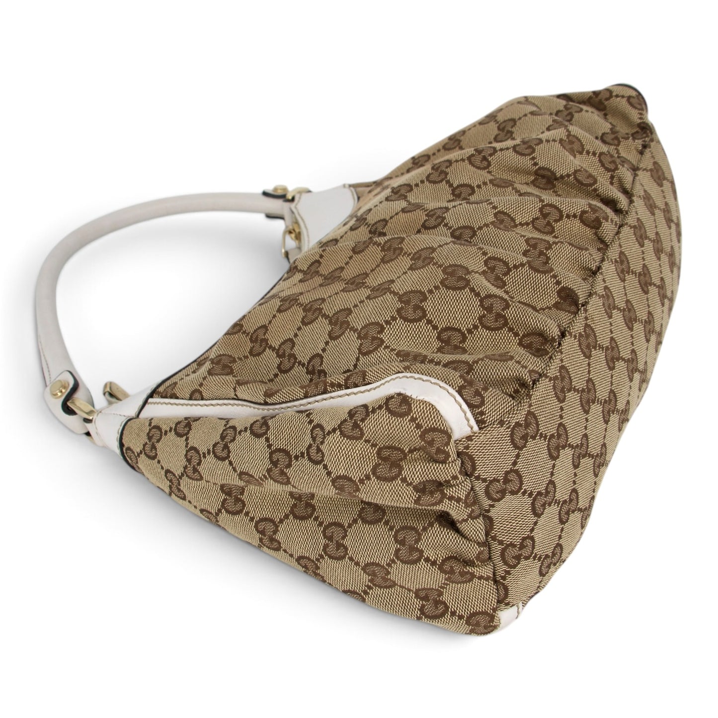 Gucci Abbey D-Ring GG weiss