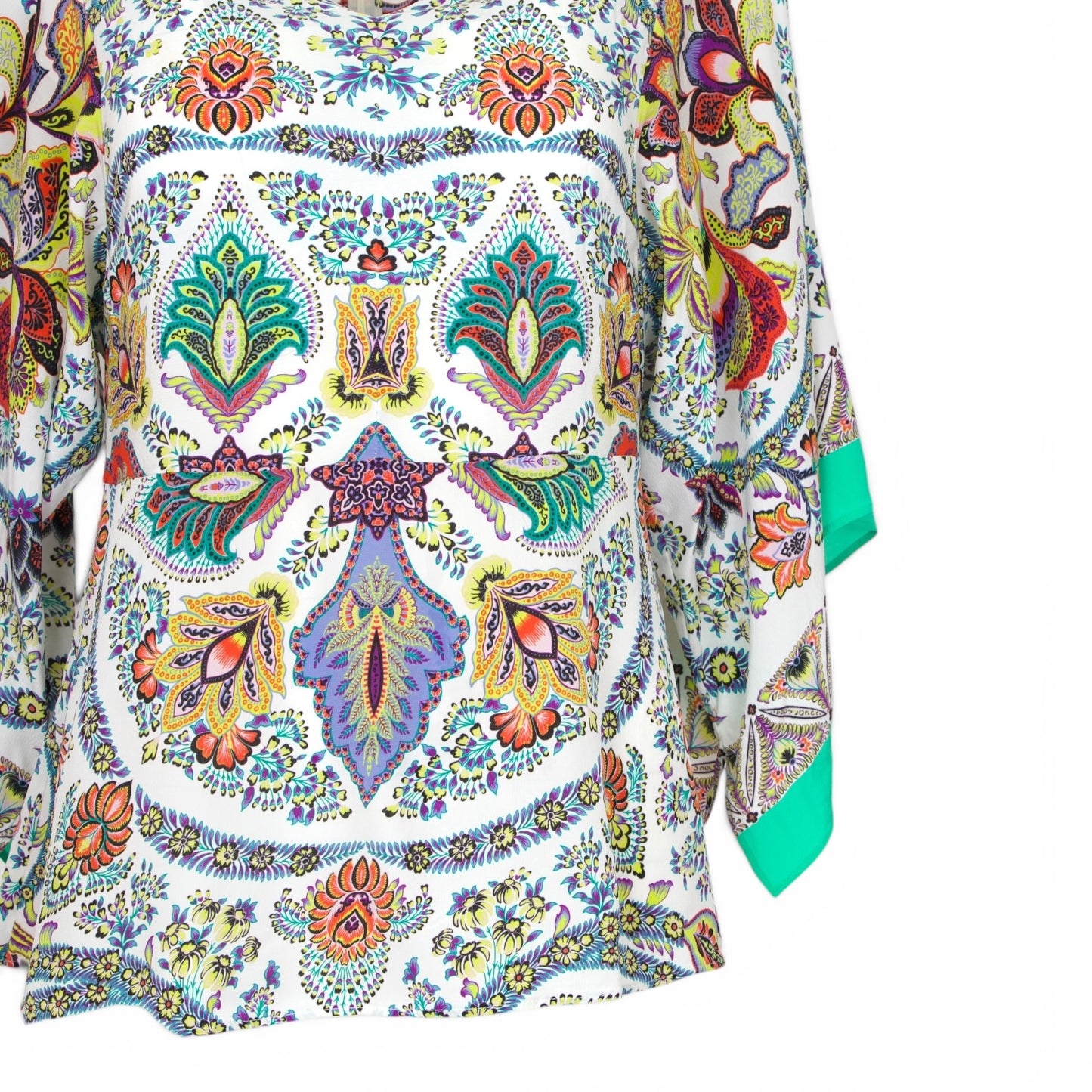 Etro Bluse weiss gemustert IT 40 DE 36
