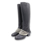 Chanel Stiefel schwarz m. Perlen Gr. 37.5