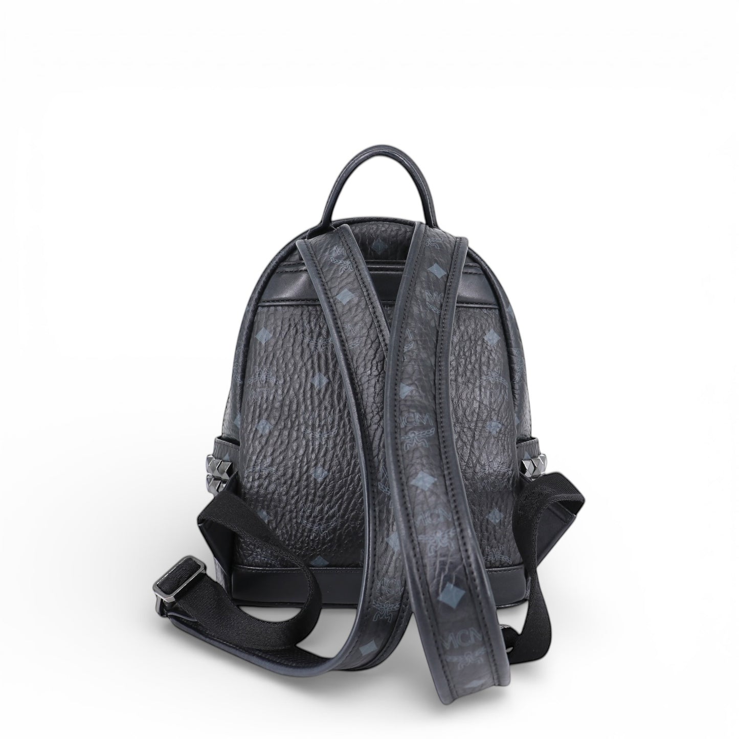 MCM Mini Stark Rucksack Visetos schwarz