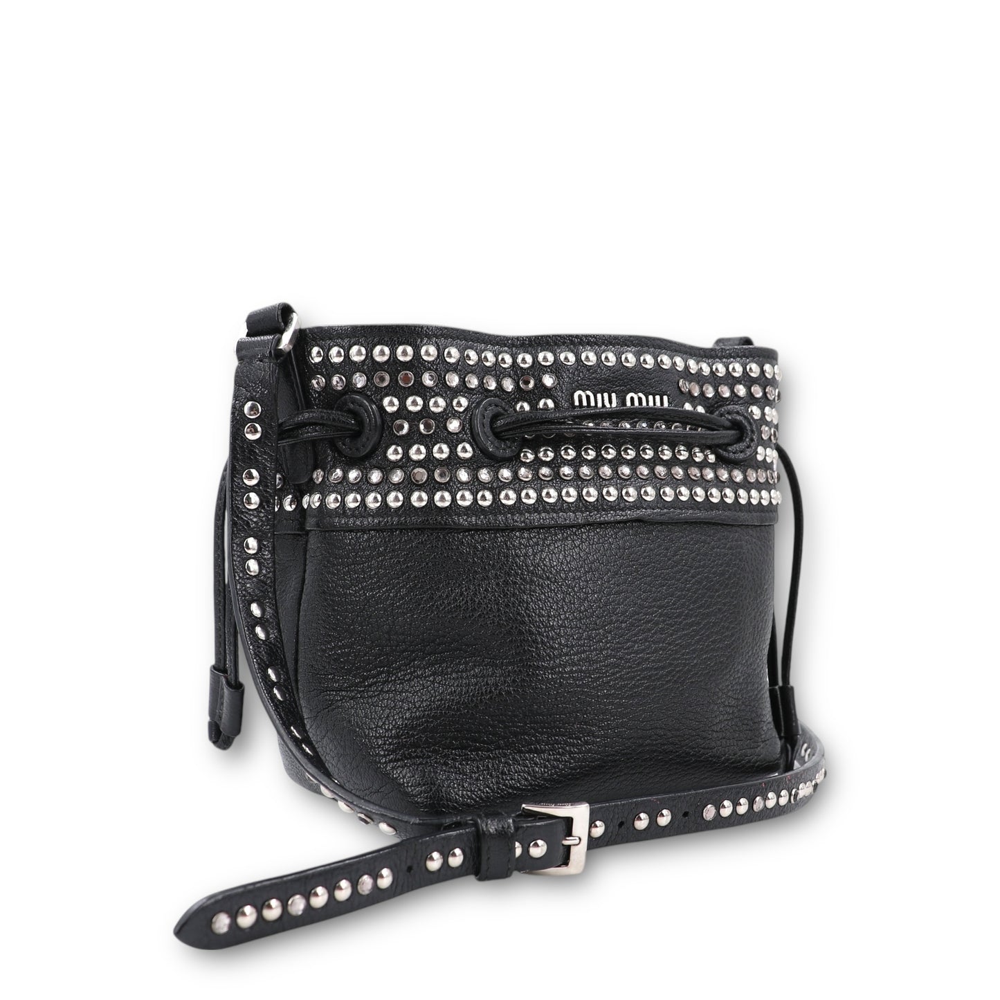 Miu Miu Beuteltasche schwarz