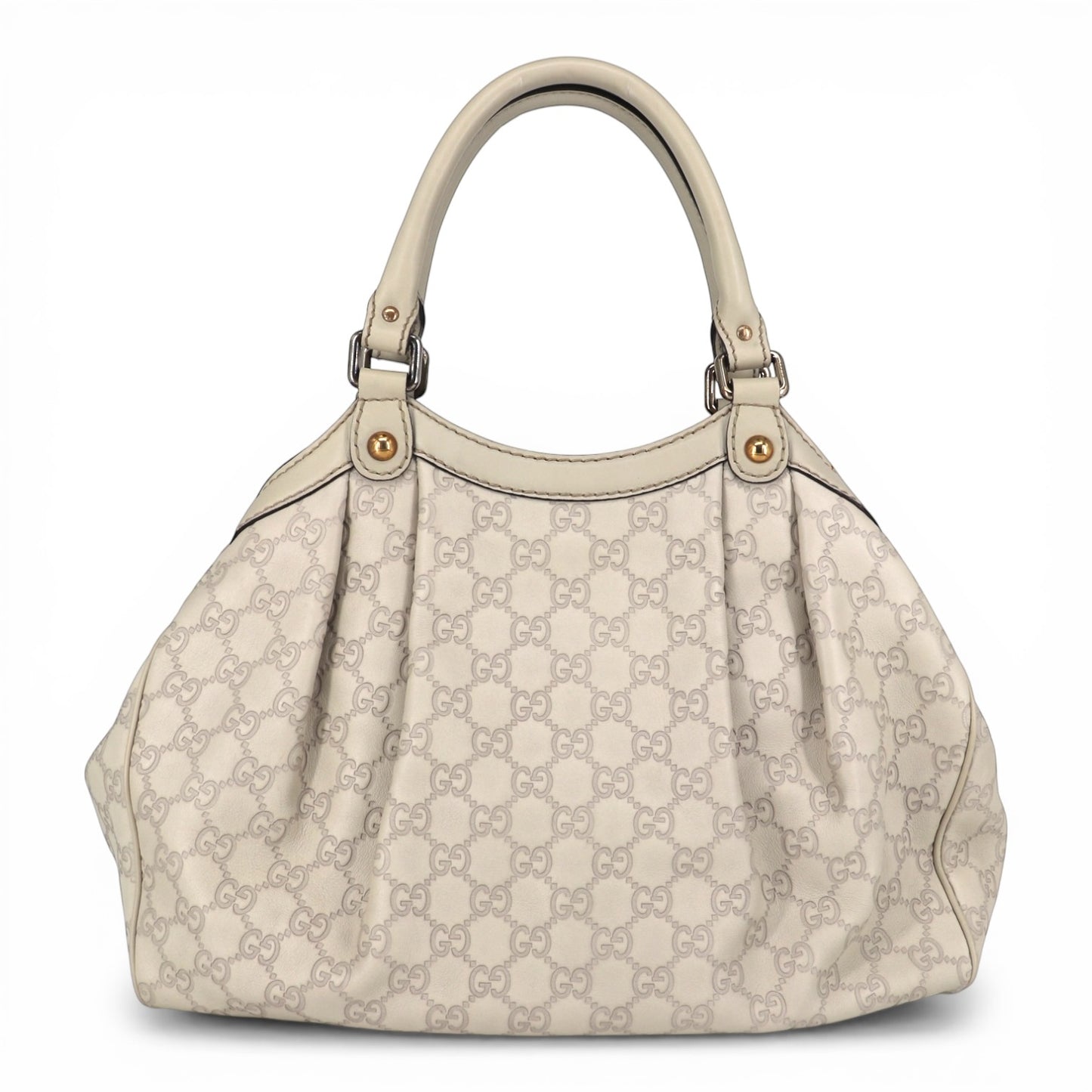Gucci Sukey Guccissima Leder beige