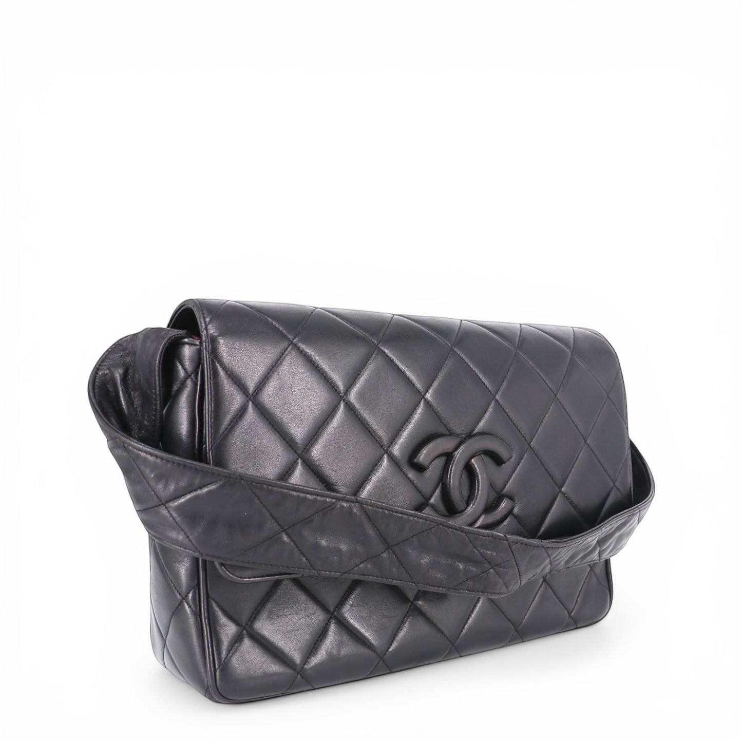 Chanel CC Flap messenger schwarz