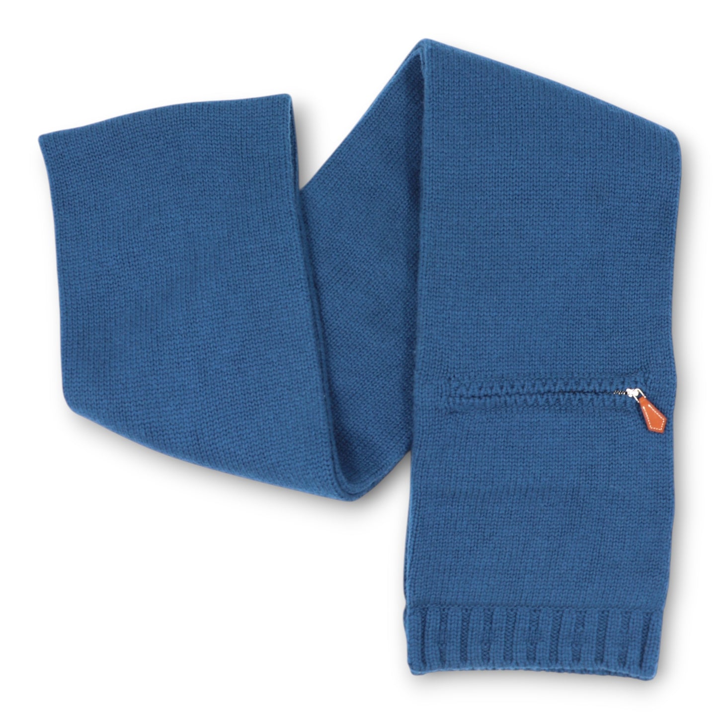 Hermès Schal Kaschmir blau