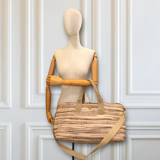 Prada Canapa Tweed braun