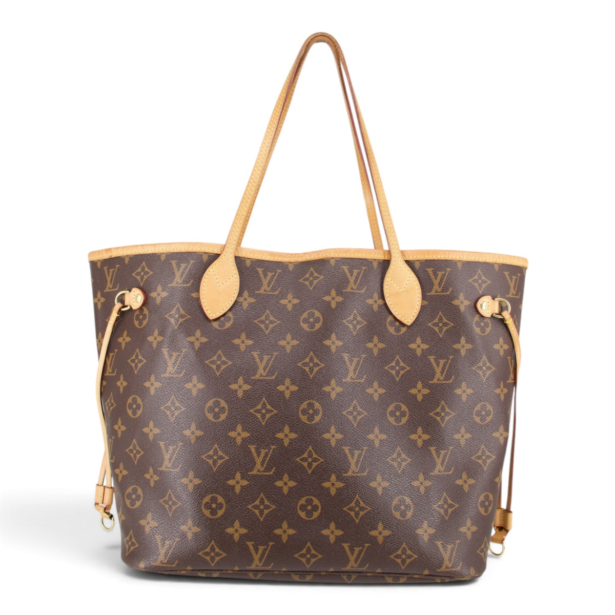 Louis Vuitton Neverfull MM + Pochette Monogram Cerise