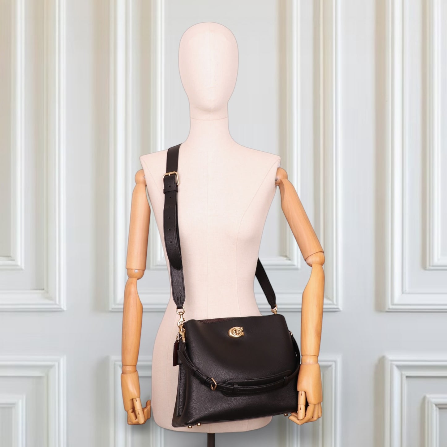 Coach Willow Schultertasche schwarz