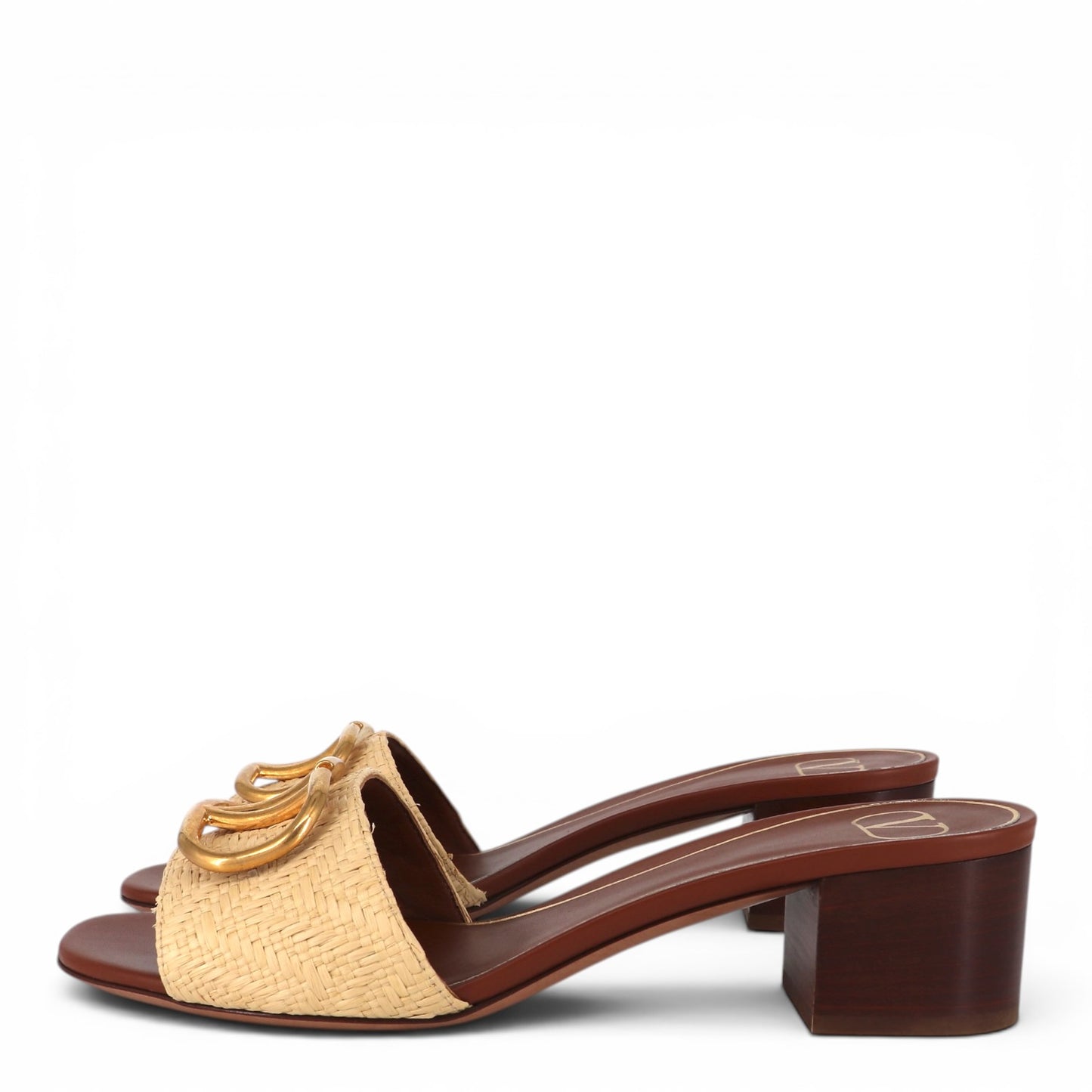 Valentino Vlogo Sandalen Raffia Gr. 38.5