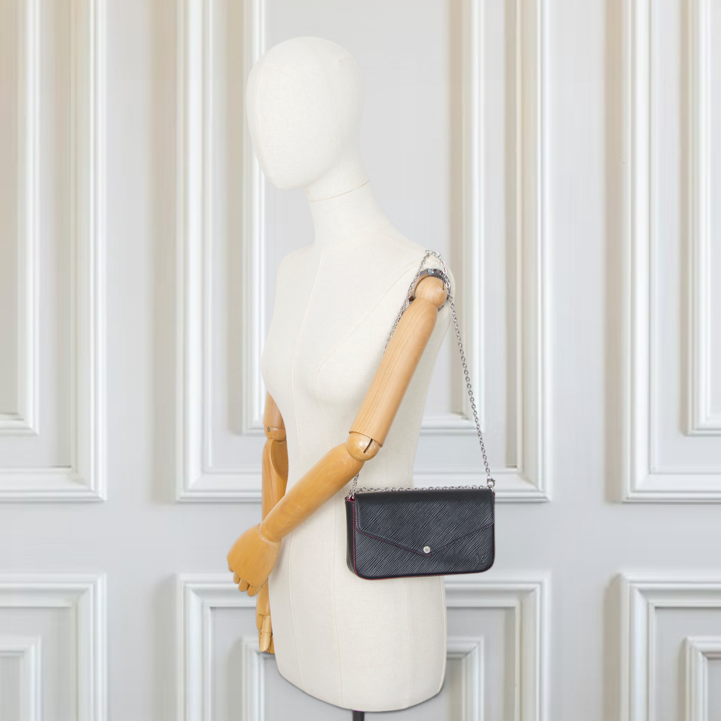 Louis Vuitton Pochette Félicie Epi schwarz