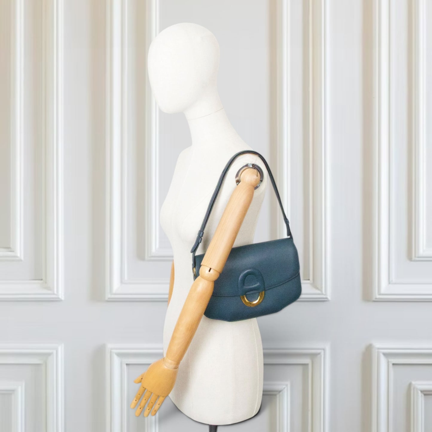 Hermès Cherche Midi 25 Evercolor Bleu océan