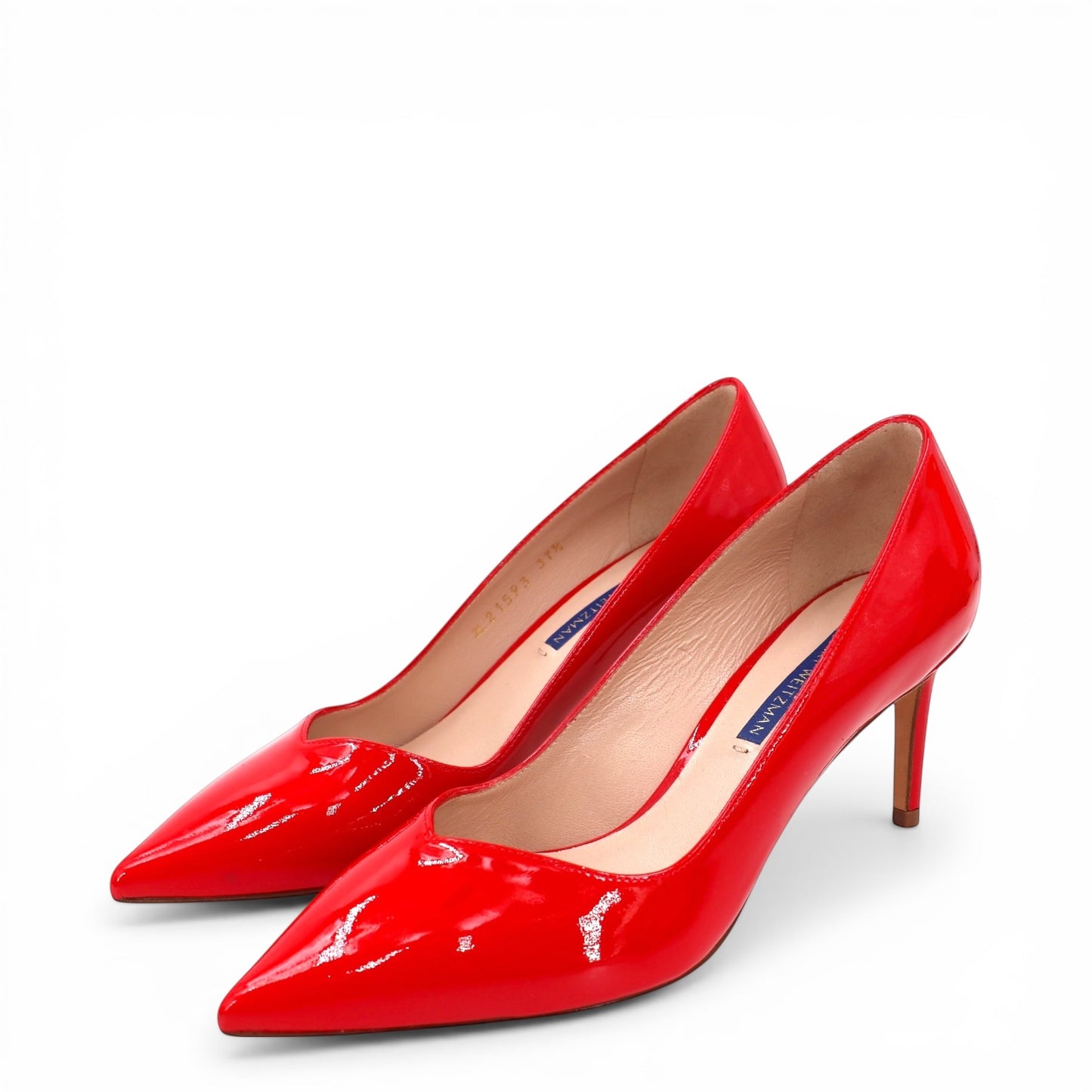 Stuart Weitzman Anny Pumps Lackleder rot Gr. 37.5