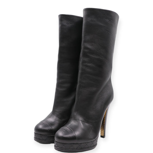 Chanel Stiefel schwarz