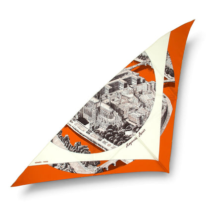 Hermès Pointe “Regarde Paris” orange
