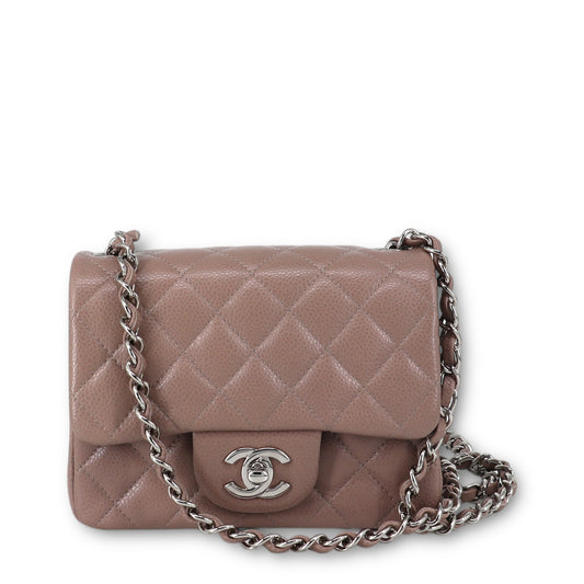 Chanel Timeless mini square taupe