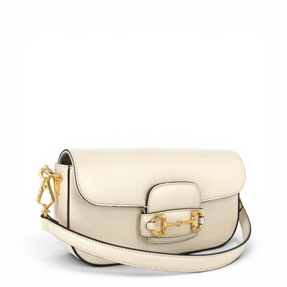 Gucci Small Horsebit 1955 crème