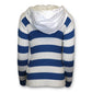 Moncler Pullover blau/weiss gestreift Gr. XS