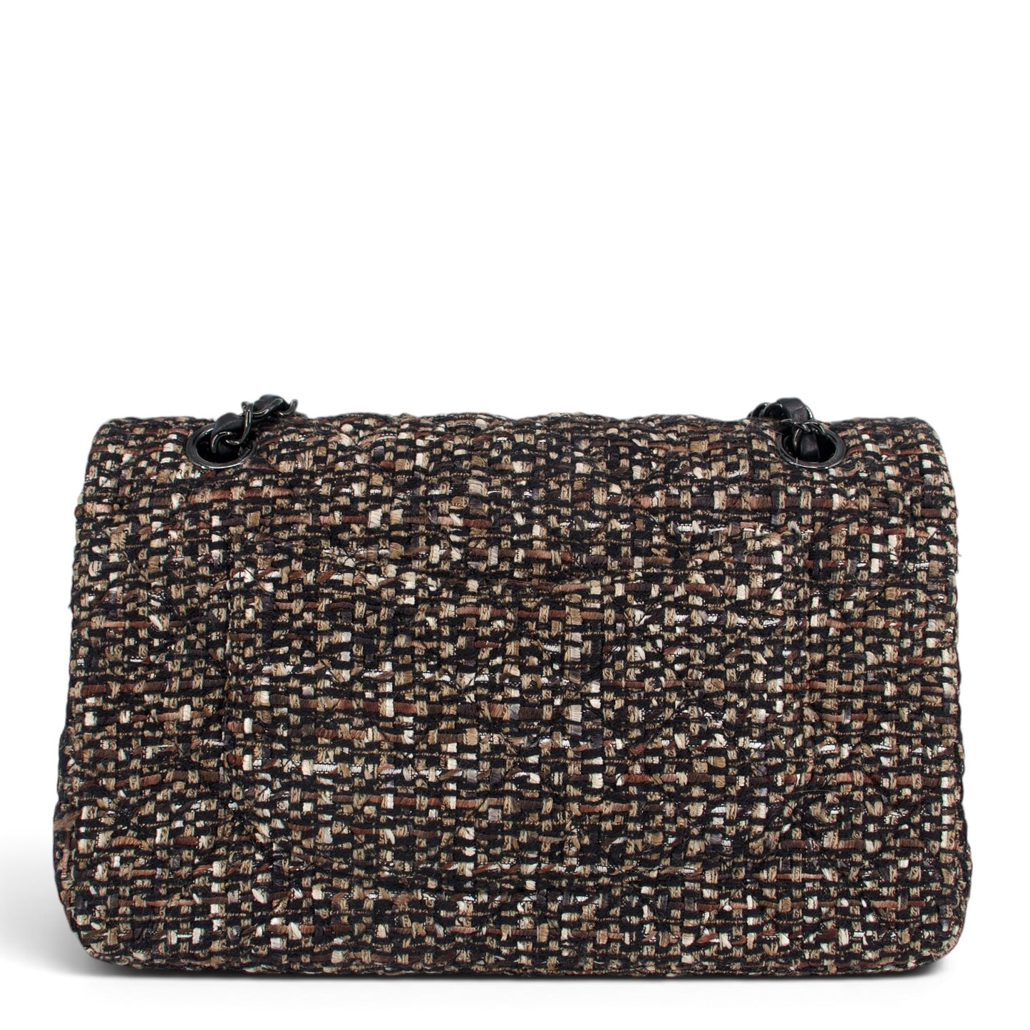 Chanel Timeless Medium double flap tweed