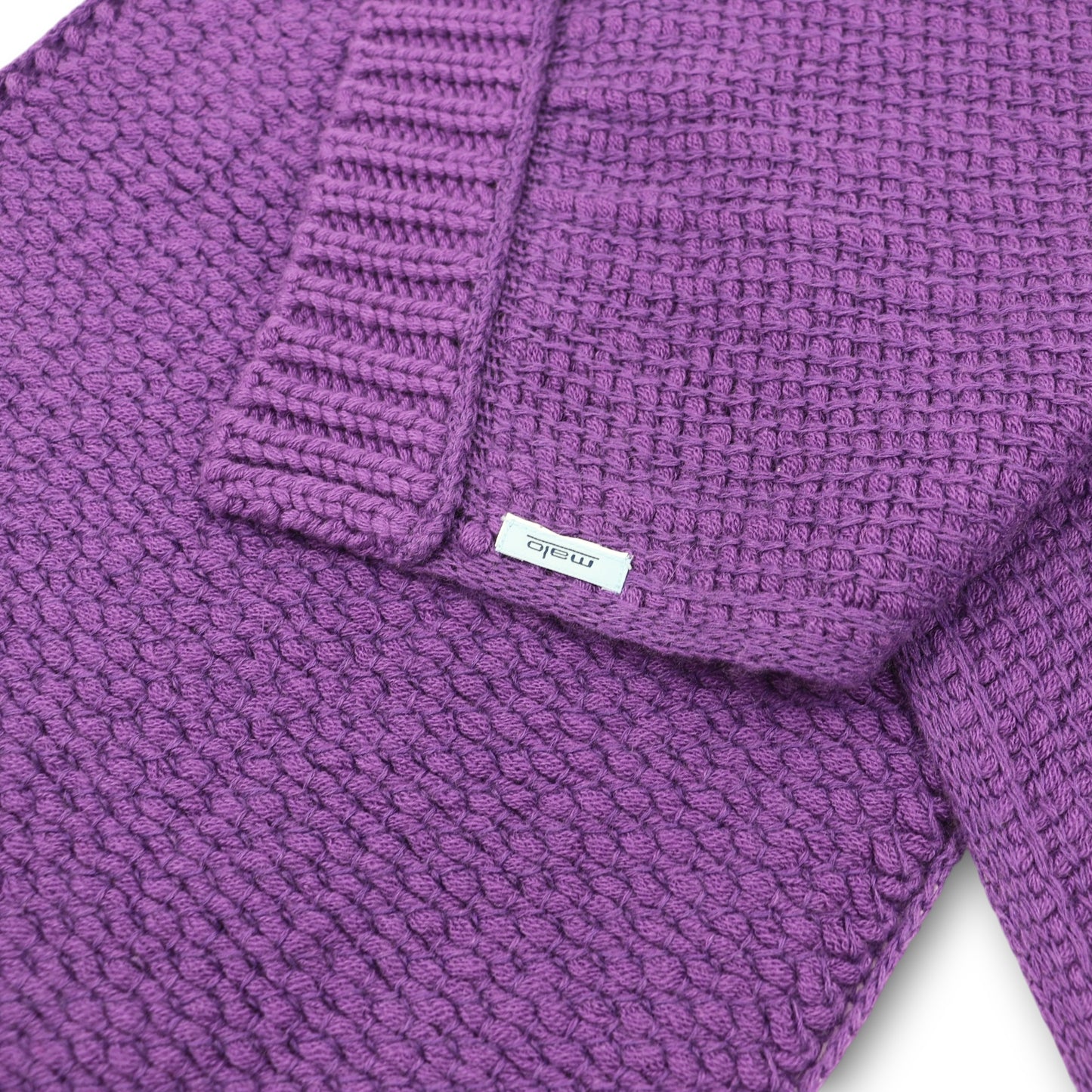 Malo Strickschal Kaschmir lila