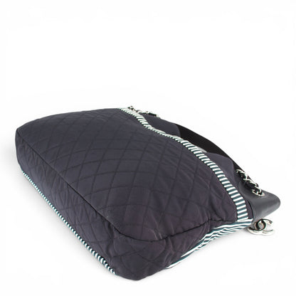 Chanel Two-way Tasche gestreift