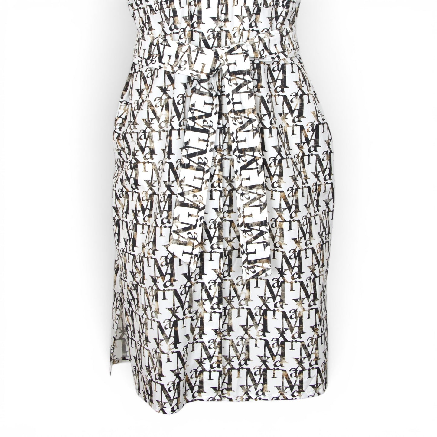 Max Mara Kleid weiss gemustert Gr. 38