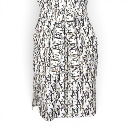 Max Mara Kleid weiss gemustert Gr. 38