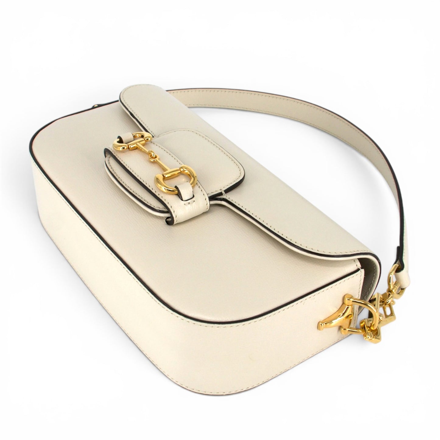 Gucci Small Horsebit 1955 crème