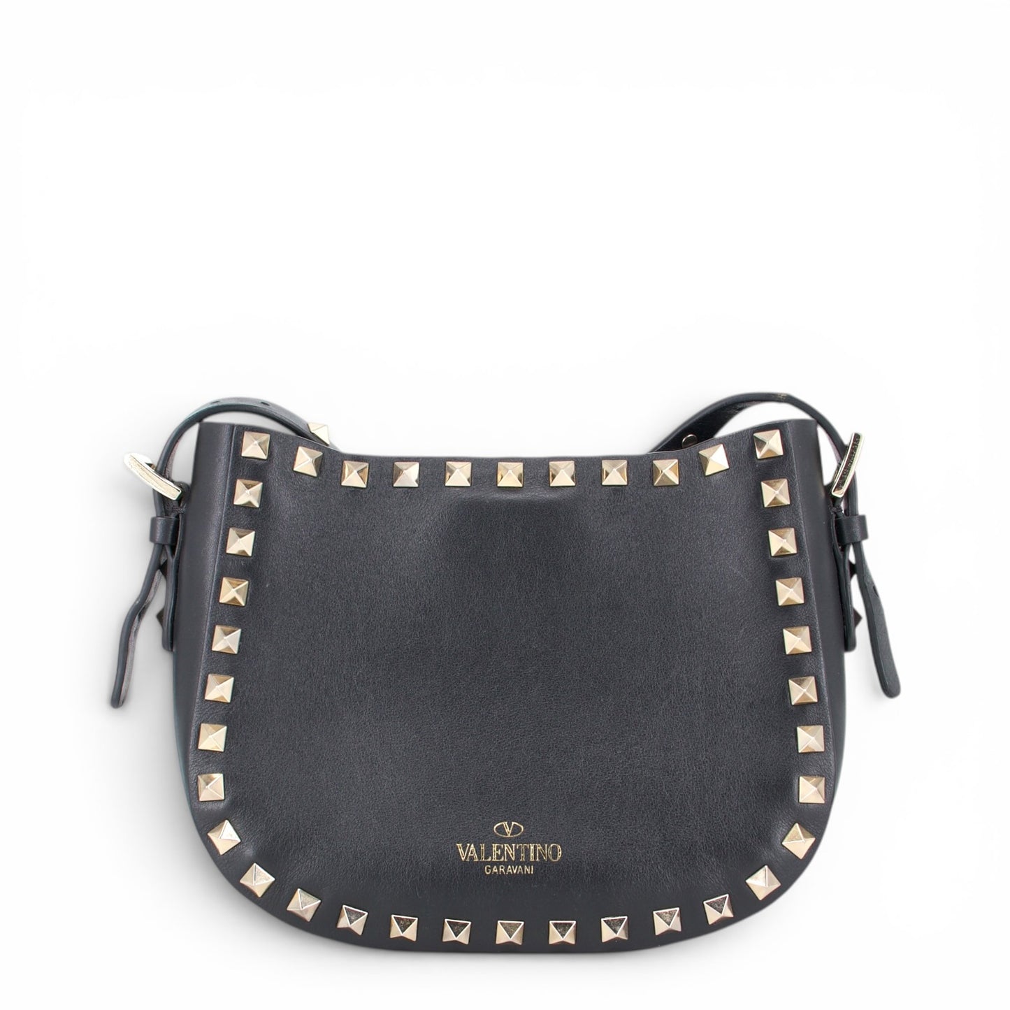 Valentino Rockstud Umhängetasche schwarz