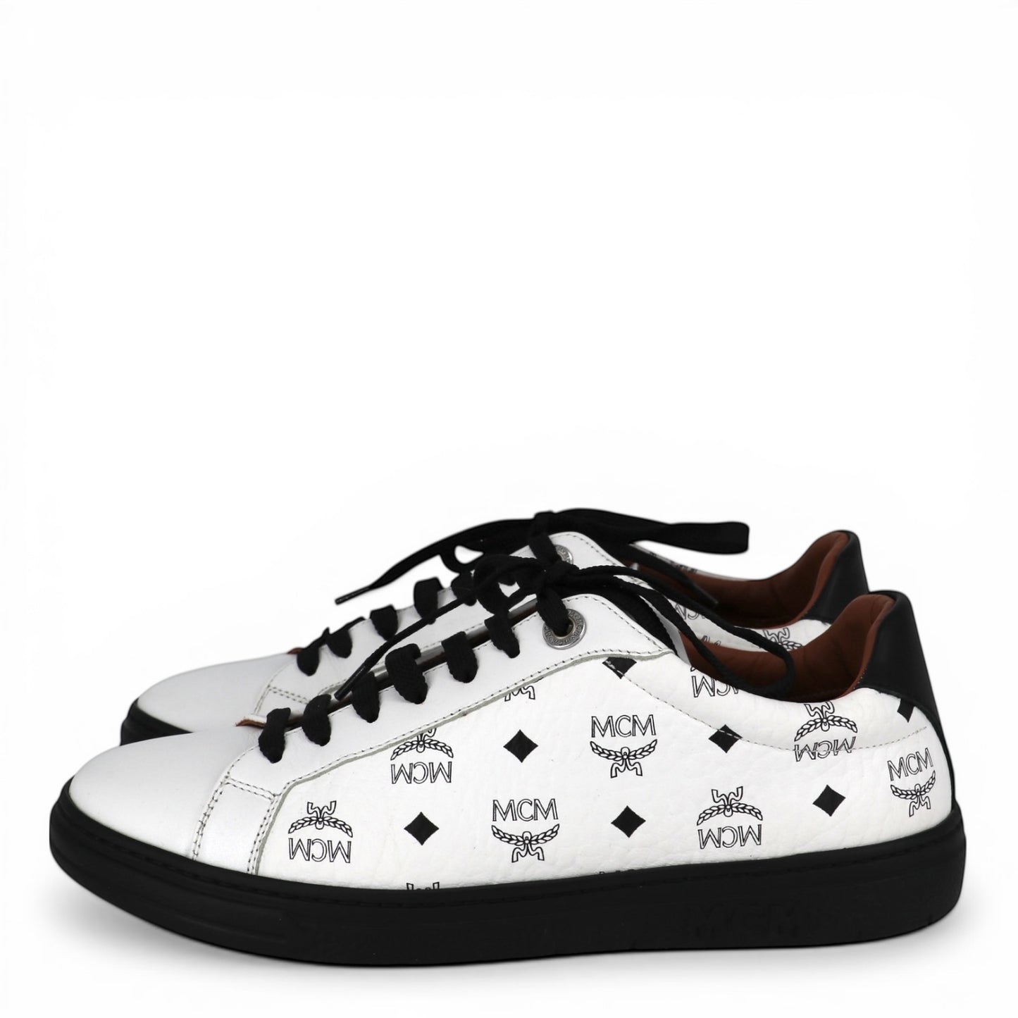 MCM Sneaker Visetos weiss Gr. 37