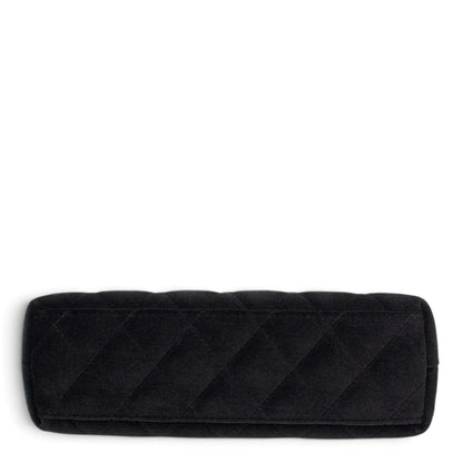 Chanel Nano Kelly Samt schwarz