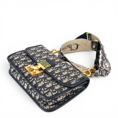Dior Addict flap oblique blau
