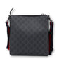 Gucci Umhängetasche Night courier GG schwarz