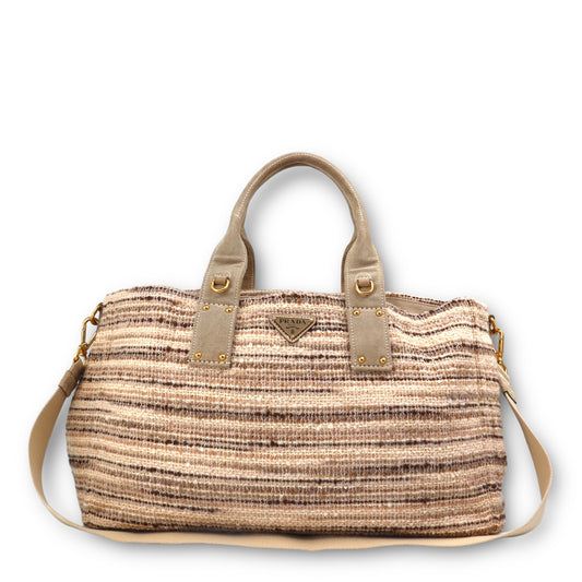 Prada Canapa Tweed braun