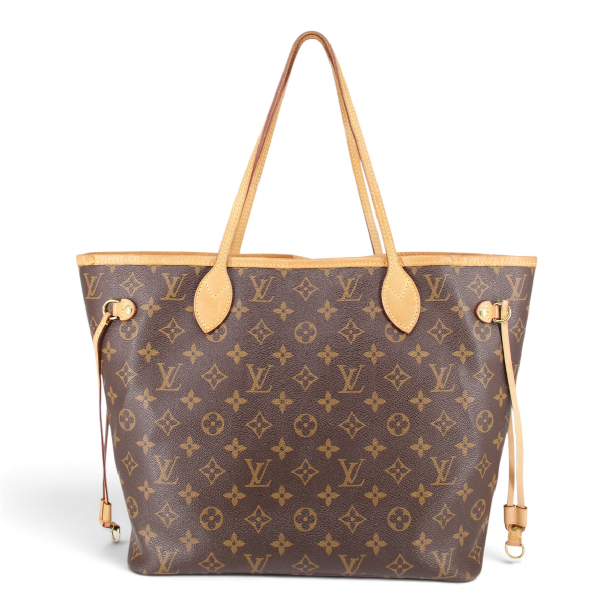 Louis Vuitton Neverfull MM + Pochette Monogram Cerise