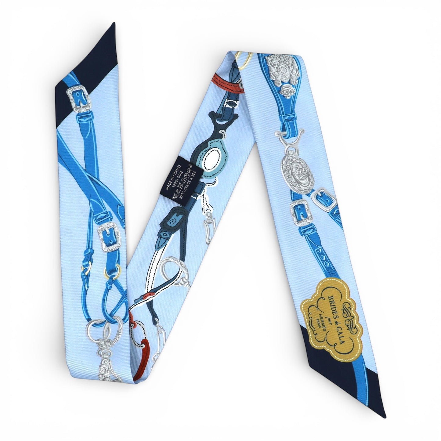 Hermès Twilly "Brides de Gala" blau