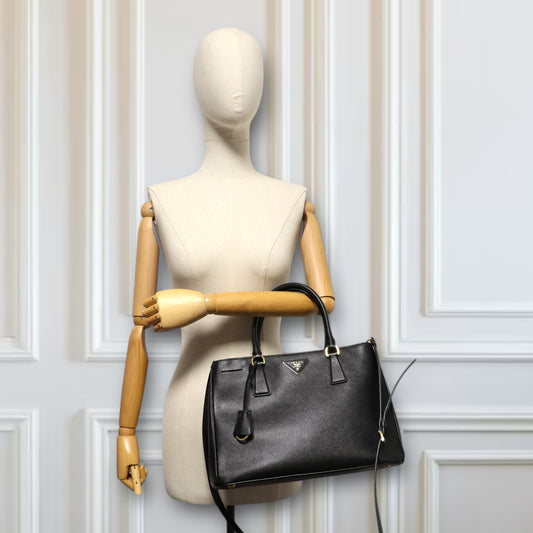 Prada Galleria large two-way schwarz