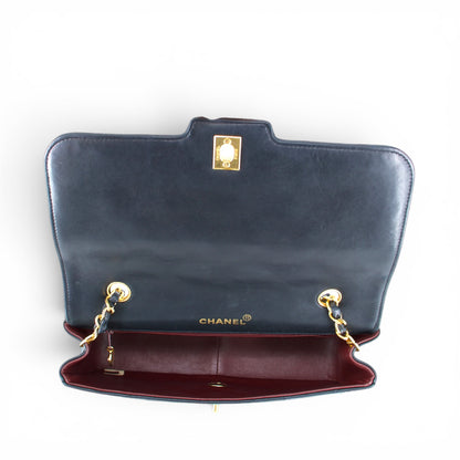 Chanel Diana flap bag schwarz GHW