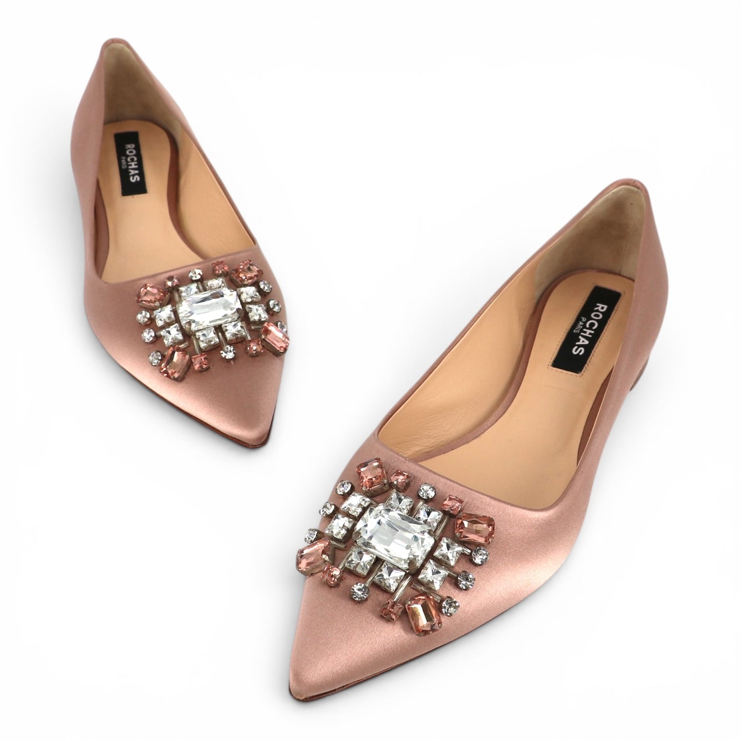 Rochas Ballerinas Satin Gr. 39