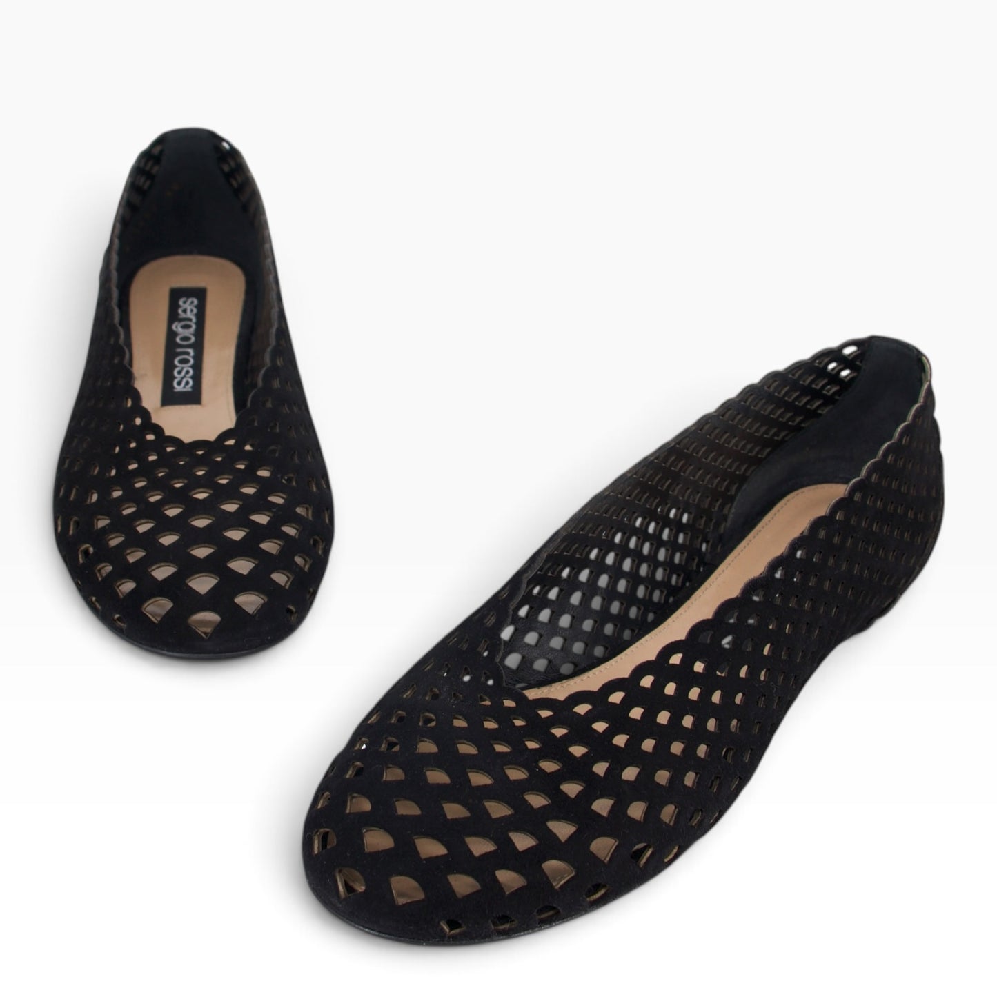 Sergio Rossi Ballerinas schwarz Gr. 40