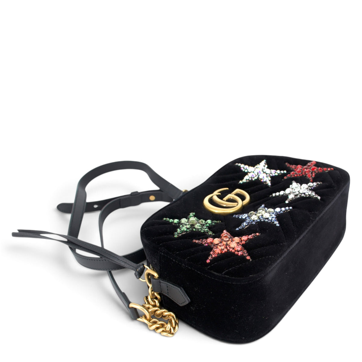 Gucci Marmont Camera bag Samt m. Sternen
